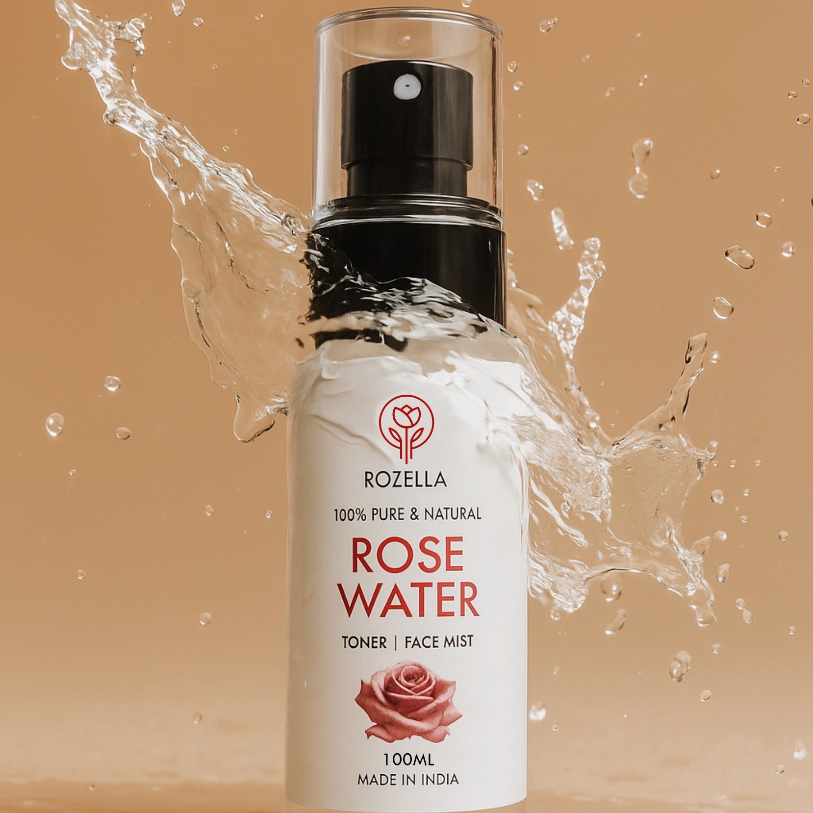 Rose Water 100% Pure & natural