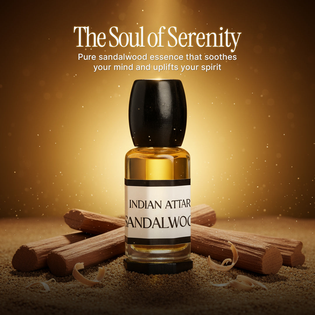 SANDAL WOOD - AUTHENTIC ATTAR - 12 ML
