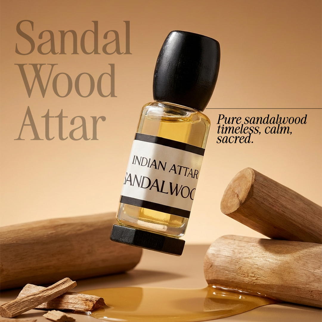 SANDAL WOOD - AUTHENTIC ATTAR - 12 ML
