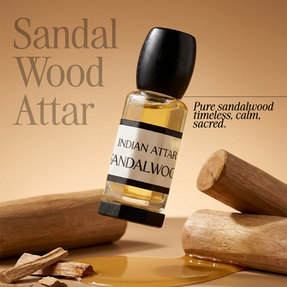 SANDAL WOOD - AUTHENTIC ATTAR - 12 ML