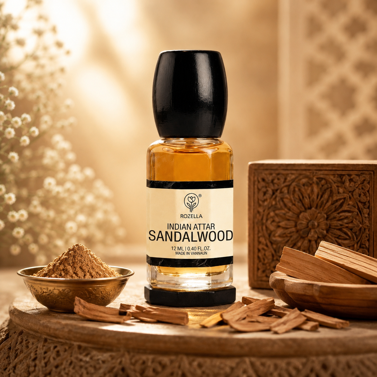 SANDAL WOOD - AUTHENTIC ATTAR - 12 ML
