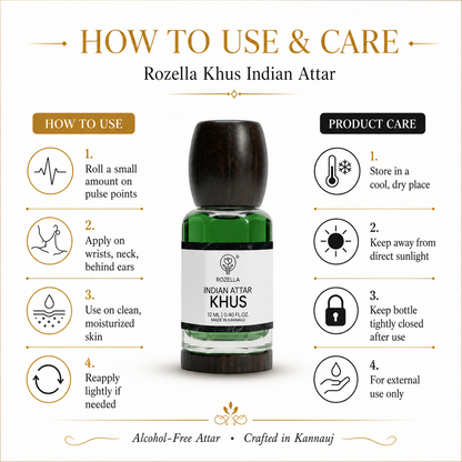 KHUS  - AUTHENTIC ATTAR