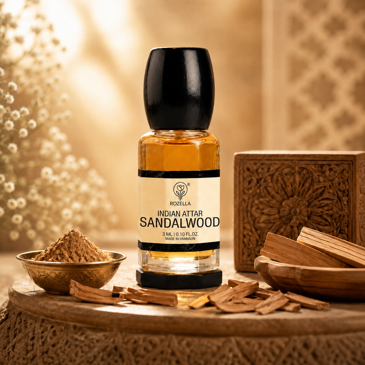 SANDAL WOOD - AUTHENTIC ATTAR - 12 ML