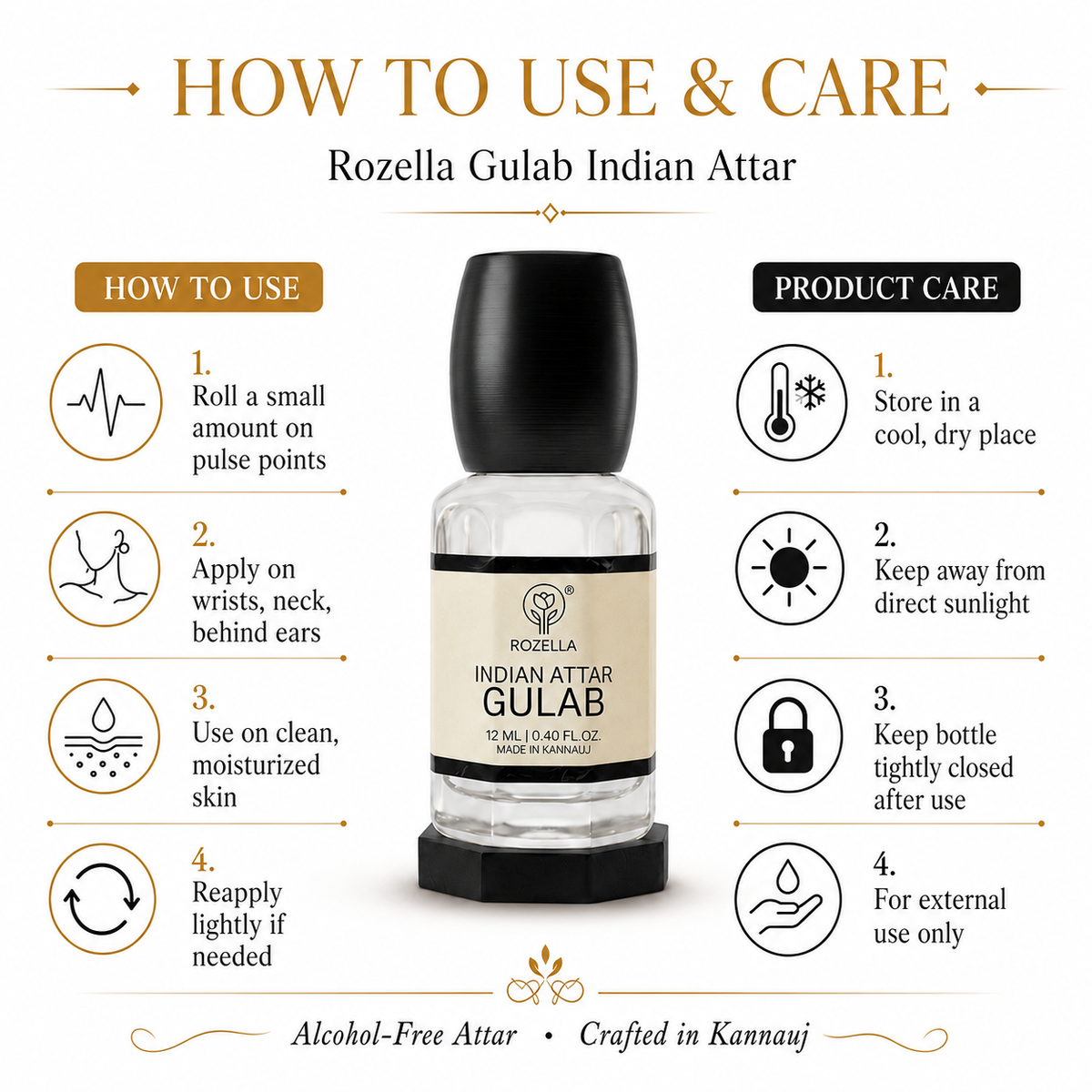 GULAB - AUTHENTIC ATTAR