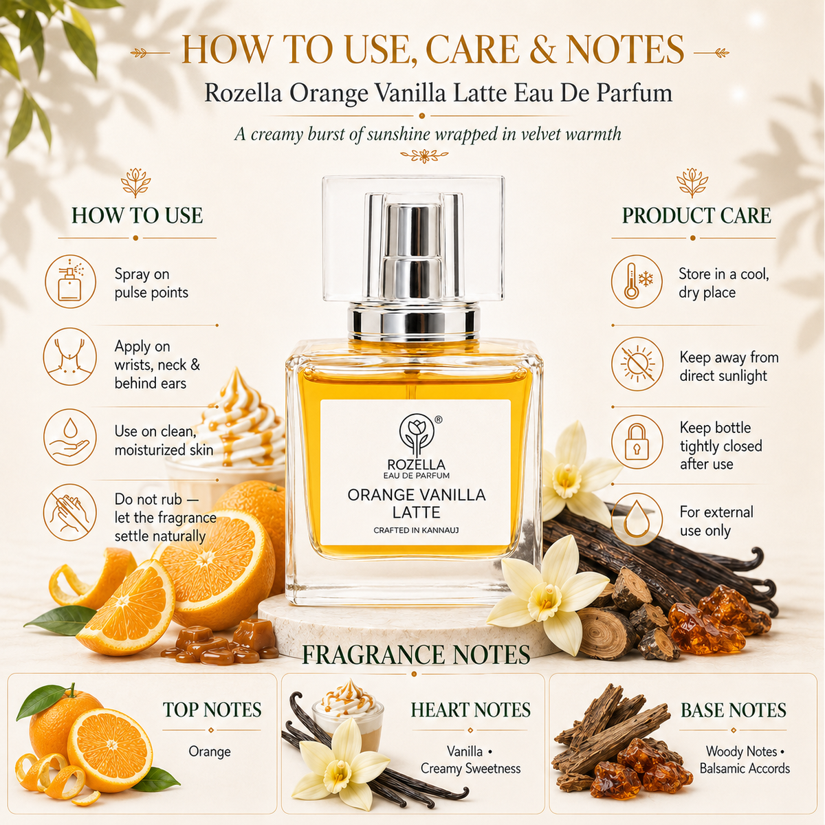 ORANGE VANILLA LATTE – A BRIGHT, CREAMY, ONE-OF-A-KIND FRAGRANCE