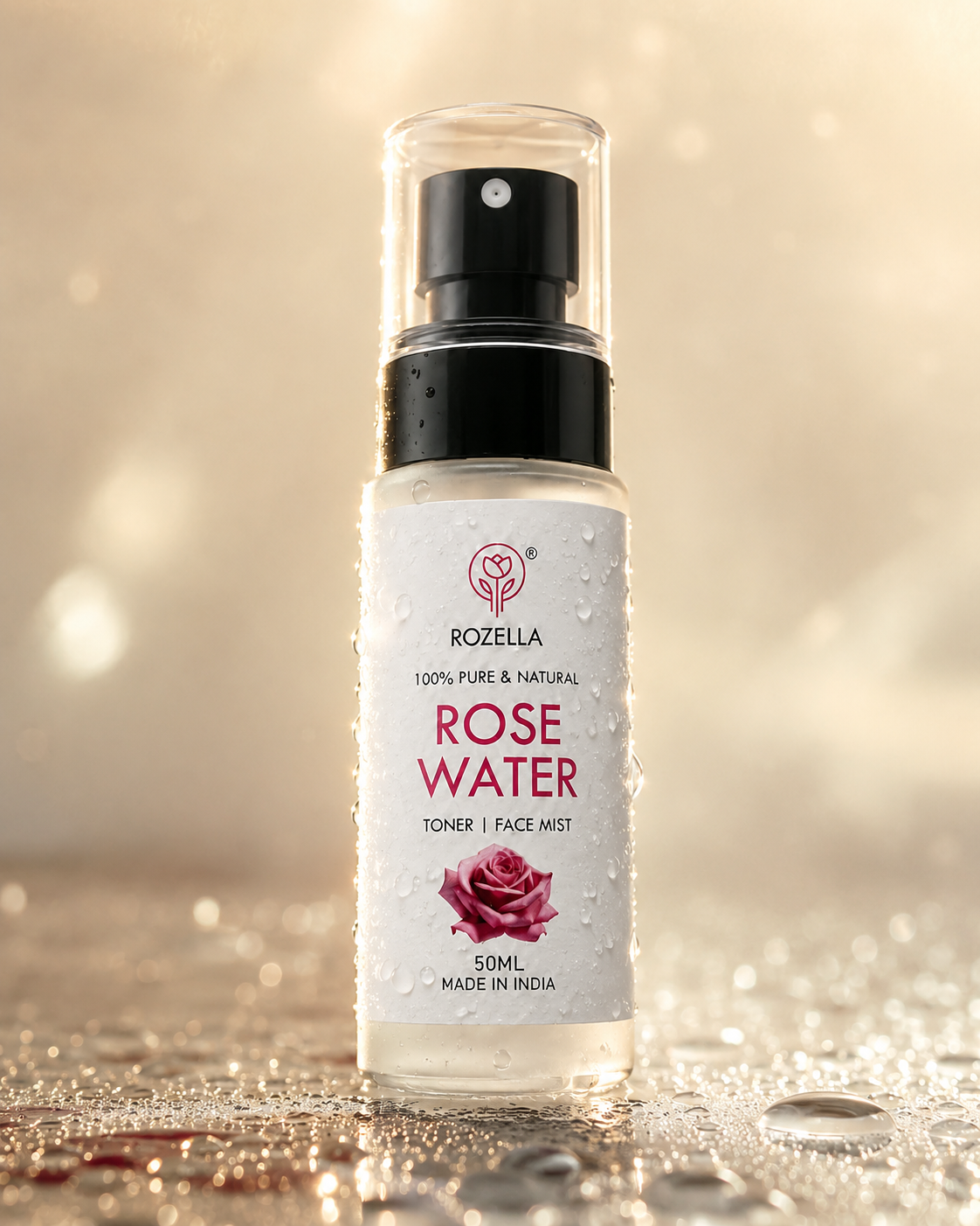Rose Water 100% Pure & natural